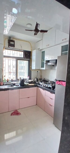 Kitchen in 2 BHK Apartment at Runwal Eirene, Balkum Pada – for Rent