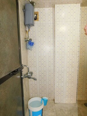 Bathroom in 1 BHK Apartment at Balambika Co op Housing Society Limited, Chembur – for Rent