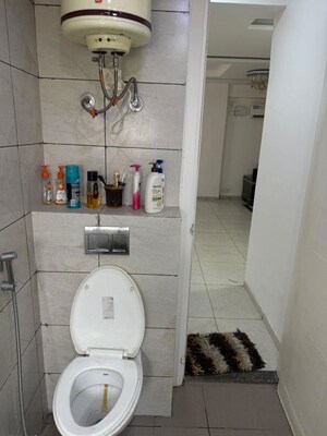 Bathroom in 3 BHK Apartment at Motia Citi Royal Business Park, Ambala Highway – for Rent