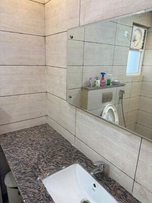 Bathroom in 3 BHK Apartment at Motia Citi Royal Business Park, Ambala Highway – for Rent