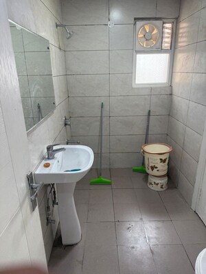 Bathroom in 3 BHK Apartment at Motia Citi Royal Business Park, Ambala Highway – for Rent