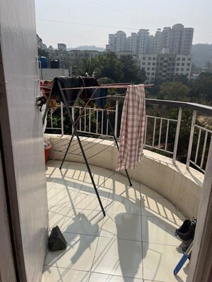 Balcony in 2 BHK Apartment at Surana Park Marina, Baner – for Rent