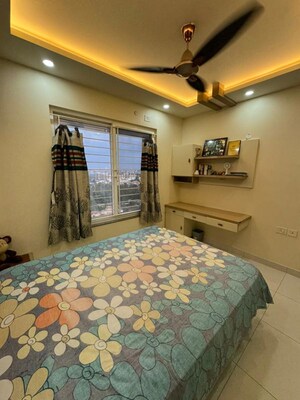 Bedroom in 2 BHK Apartment at Puravankara Palm Beach, Hennur – for Rent
