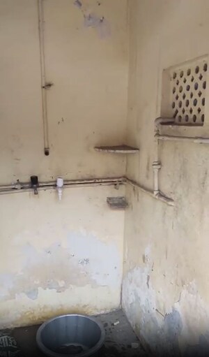 Bathroom in 1 BHK Builder Floor at Turab Nagar – for Rent