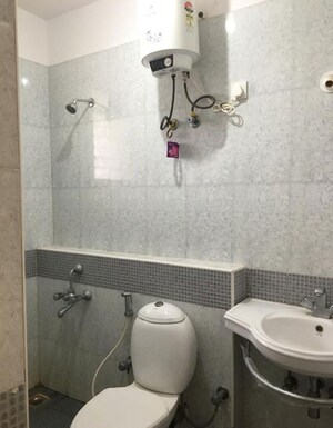 Bathroom in 3 BHK Apartment at Gopalan Atlantis, Whitefield – for Rent