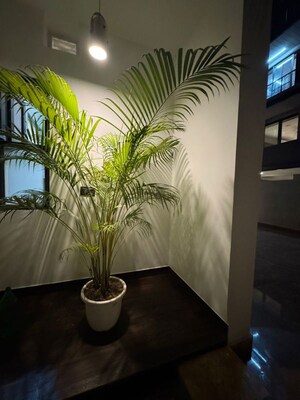 Staircase in 4 BHK Apartment at West End Colony – for Rent