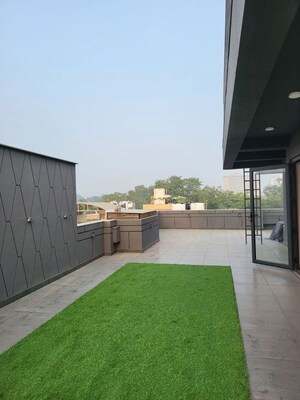 Balcony in 3 BHK Builder Floor at Greater Kailash I – for Rent