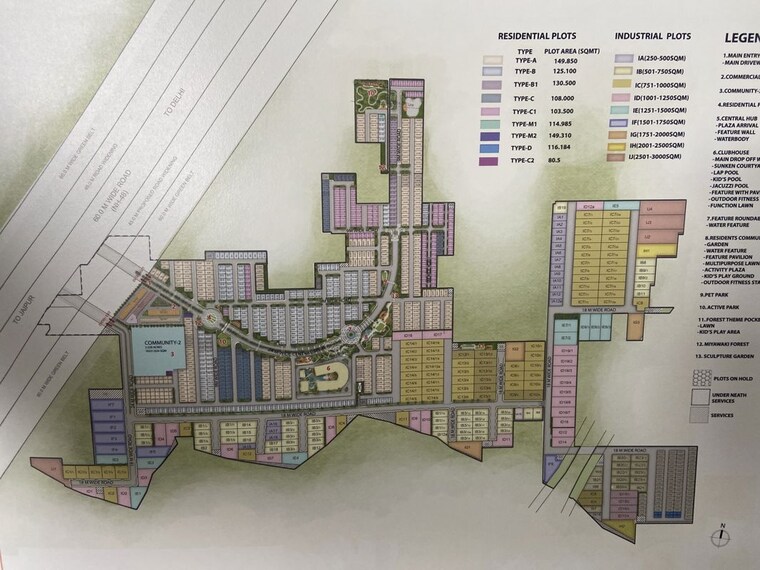 undefined, signature-global-city-of-colours  1120 Sq.Ft. Plot In Nh 8 Gurgaon 10419526