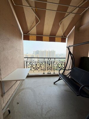 Balcony in 2 BHK Apartment at K Raheja Vistas Premiere, Mohammadwadi – for Rent
