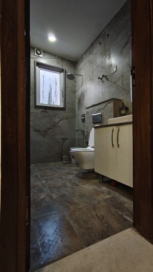 Bathroom in 3 BHK Builder Floor at Saket – for Rent