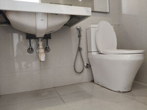 Bathroom in 3 BHK Apartment at Hiranandani Rodas Enclave Leona, Thane West – for Rent