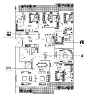 Floor Plan in 4 BHK Builder Floor at DLF Independent Floors, Dlf City Phase 3 – for Sale