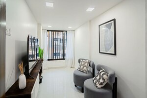 Living Room in 3 BHK Apartment at Samartha Sidhi, Andheri West – for Sale