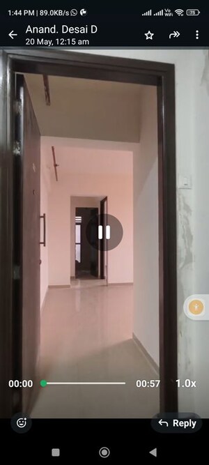 Kitchen in 1 BHK Apartment at Raunak Bliss, Ghodbunder Road – for Sale