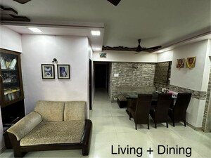 Hall in 3 BHK Apartment at Atul Blue Orbit, Malad West – for Rent