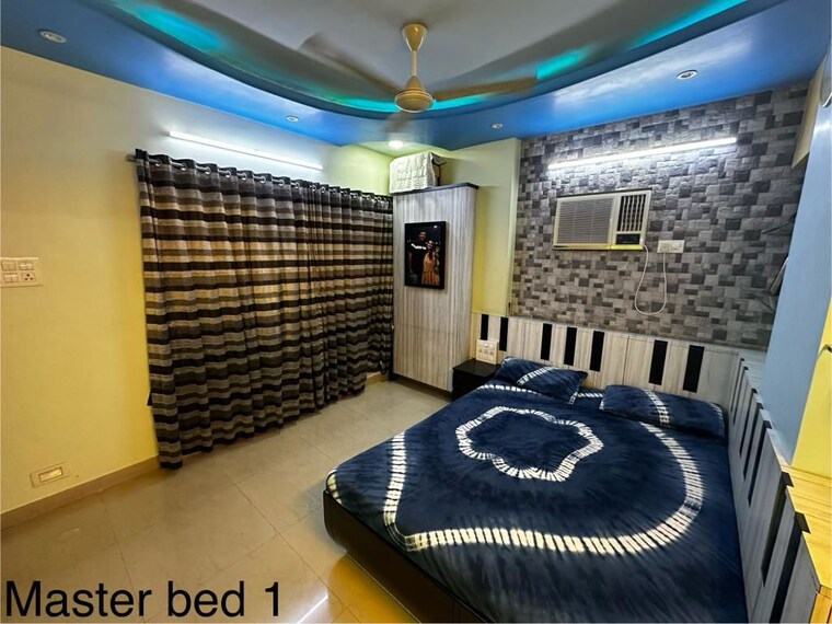 Bedroom, atul-blue-orbit 3 Bedroom 1500 Sq.Ft. Apartment In Malad West Mumbai 10419649