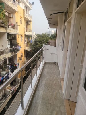 Balcony in 3 BHK Builder Floor at Panchsheel Vihar – for Rent