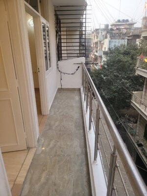 Balcony in 3 BHK Builder Floor at Panchsheel Vihar – for Rent