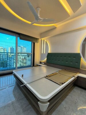 Bedroom in 4 BHK Apartment at Kharghar – for Rent