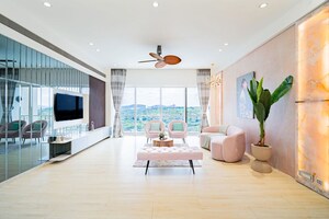 Living Room in 4 BHK Apartment at Lodha Fiorenza, Goregaon East – for Sale