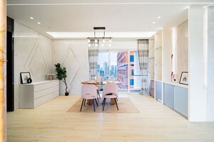 Living Room in 4 BHK Apartment at Lodha Fiorenza, Goregaon East – for Sale