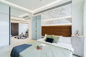 Bedroom in 4 BHK Apartment at Lodha Fiorenza, Goregaon East – for Sale