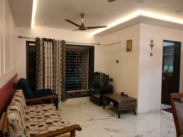 Living Room, national-sea-queen-paradise 2 Bedroom 1150 Sq.Ft. Apartment In Kharghar Sector 10 Navi Mumbai 10419717