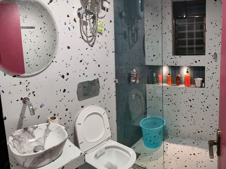 Bathroom, national-sea-queen-paradise 2 Bedroom 1150 Sq.Ft. Apartment In Kharghar Sector 10 Navi Mumbai 10419717