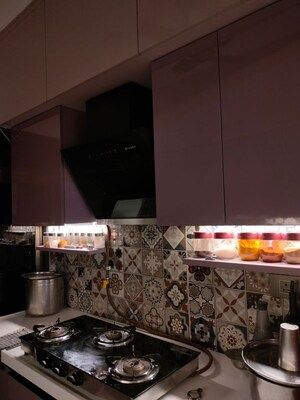 Kitchen in 2 BHK Apartment at National Sea Queen Paradise, Kharghar Sector 10 – for Rent