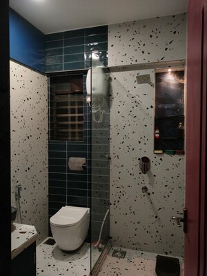 Bathroom in 2 BHK Apartment at National Sea Queen Paradise, Kharghar Sector 10 – for Rent