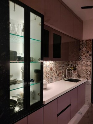 Kitchen in 2 BHK Apartment at National Sea Queen Paradise, Kharghar Sector 10 – for Rent