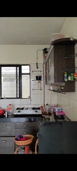 Kitchen in 3 BHK Apartment at RK Lunkad Nisarg Pooja, Wakad – for Rent