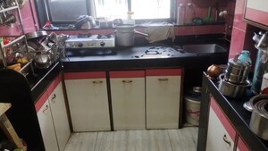 Kitchen in 1 BHK Apartment at Sterling Avenue, Dahisar West – for Sale