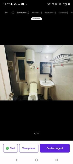 Bathroom in 2 BHK Apartment at Migsun Twiinz, Eta Ii Greater Noida – for Sale