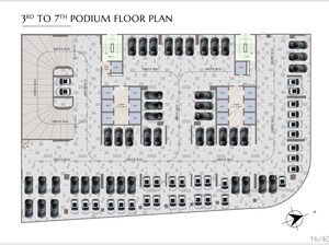Floor Plan in  Office Space at Crescent Western Trade Center, Oshiwara – for Sale
