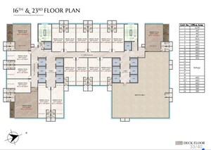Floor Plan in  Office Space at Crescent Western Trade Center, Oshiwara – for Sale