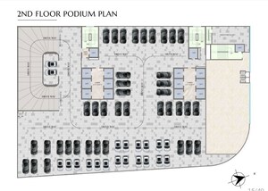 Floor Plan in  Office Space at Crescent Western Trade Center, Oshiwara – for Sale