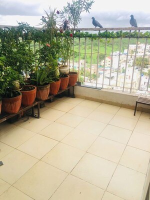 Balcony in 3 BHK Apartment at Goel Ganga Panama , Pimple Nilakh – for Rent