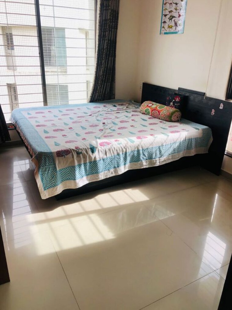 Bedroom, goel-ganga-panama 3 Bedroom 1500 Sq.Ft. Apartment In Pimple Nilakh Pune 10419925