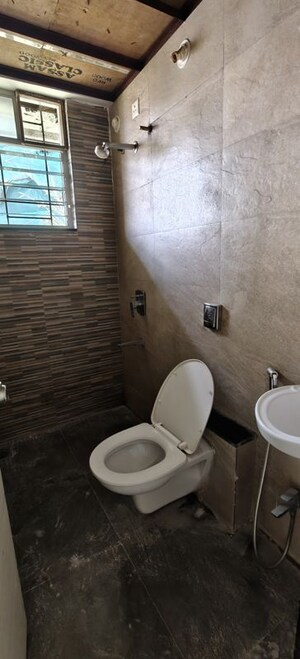 Bathroom in  Office Space at AG Icon, Pimple Nilakh – for Rent