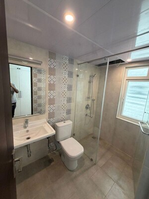 Bathroom in 2.5 BHK Apartment at Adarsh Pinecourt, Chikkagubbi Village – for Rent