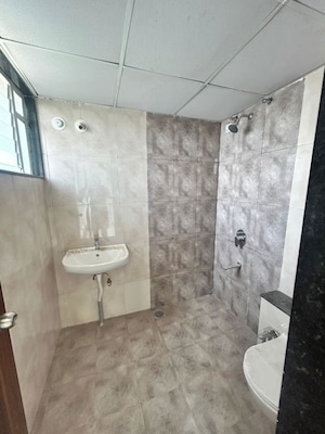Bathroom in 3 BHK Apartment at Mantra Monarch, Balewadi – for Rent
