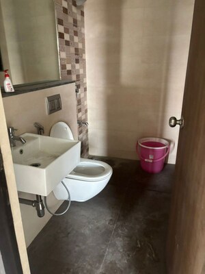 Bathroom in 2 BHK Apartment at Lodha Splendora, Ghodbunder Road – for Rent