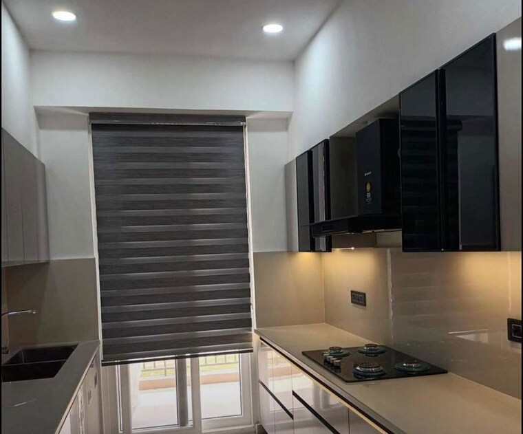 Kitchen, prem-bansal-sapphire-court 3 Bedroom 1600 Sq.Ft. Apartment In Patiala Road Zirakpur 10420016