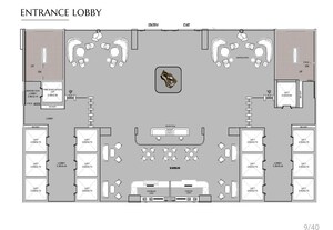 Floor Plan in  Office Space at Crescent Western Trade Center, Oshiwara – for Sale