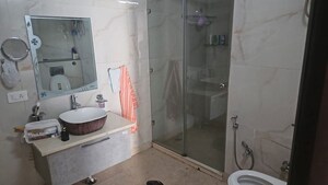 Bathroom in 3 BHK Apartment at Saket – for Rent