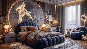 Bedroom in 3 BHK Apartment at Embassy Citadel, Worli – for Sale