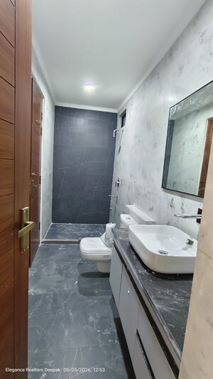 Bathroom in 3 BHK Builder Floor at Ghitorni – for Rent