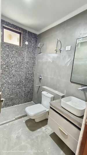 Bathroom in 3 BHK Builder Floor at Ghitorni – for Rent