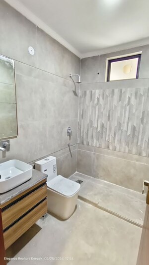 Bathroom in 3 BHK Builder Floor at Ghitorni – for Rent
